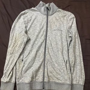 Grey Armani Exchange Zip Up